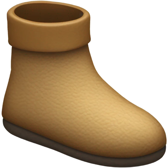 Hand holding slipper emoji