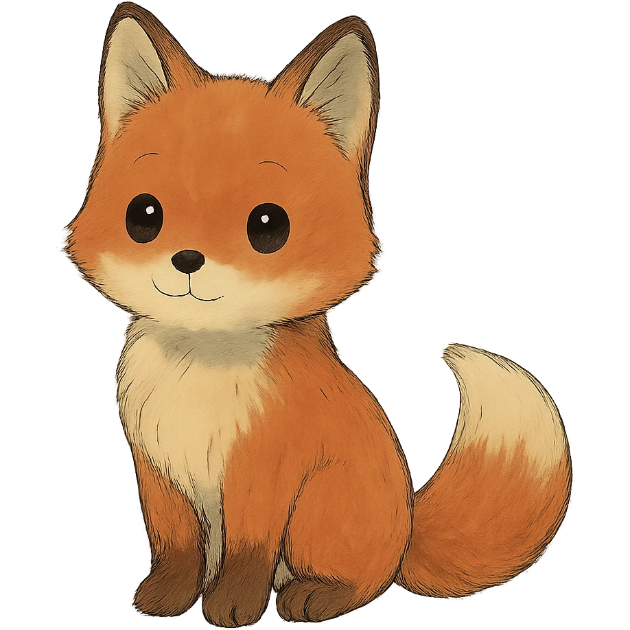 little fox emoji