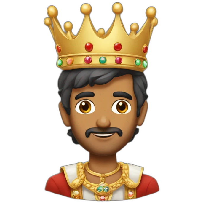 Punith Rajkumar with crown emoji