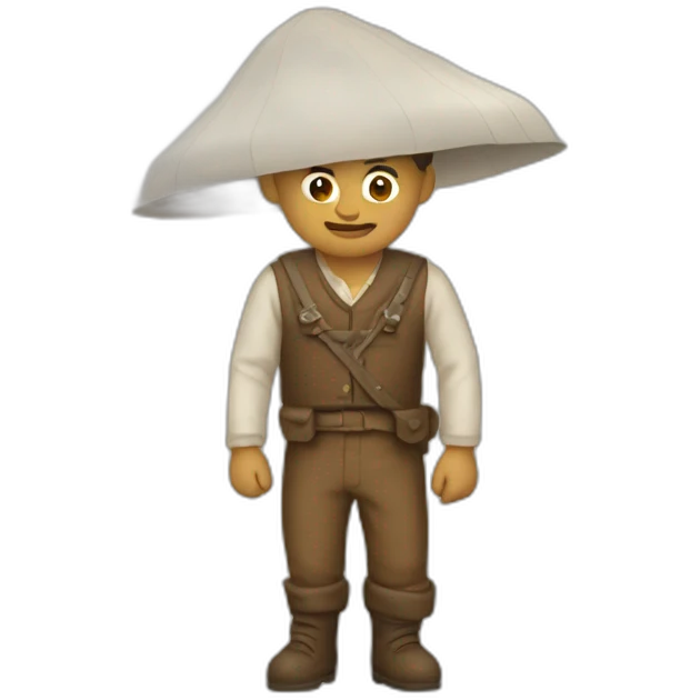 Homme en béquille  emoji