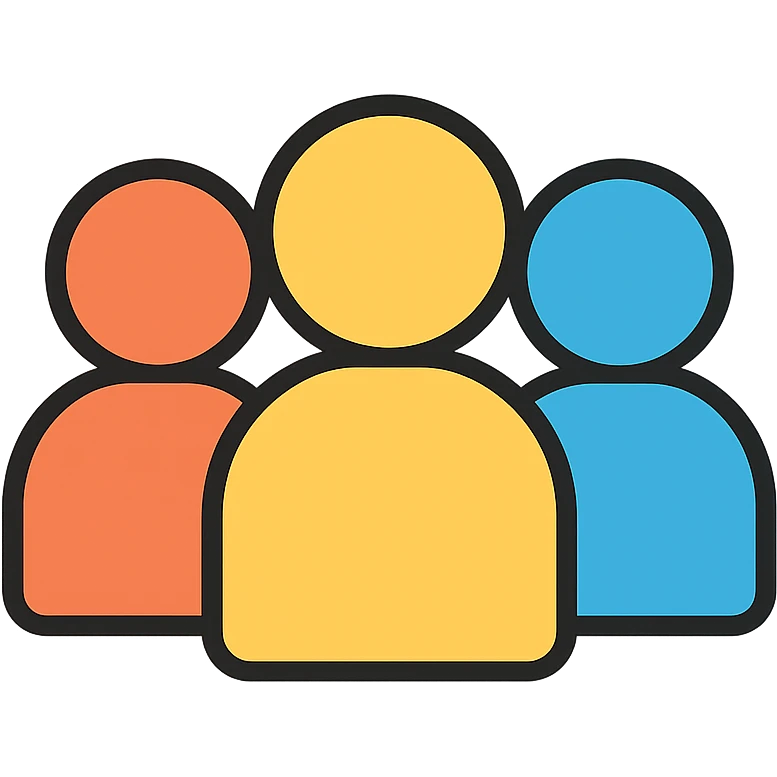 group of people, three figures emoji