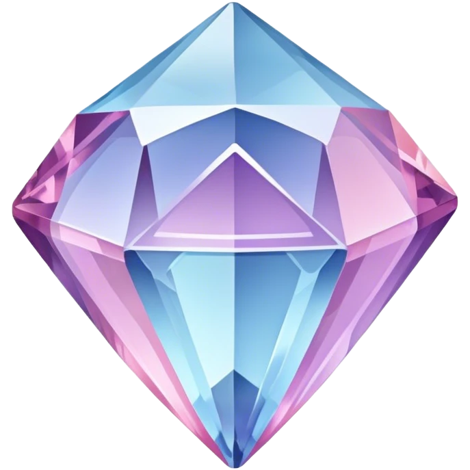 Pastel-blue-purple-pink crystal-gem-stone emoji