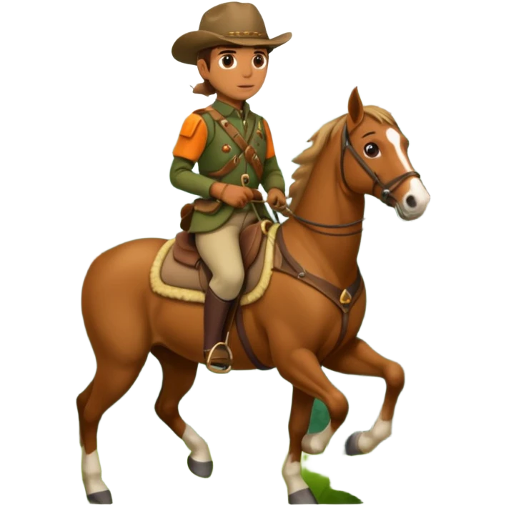 سلام میخوام برای من یه فیلم بسازی با یه اسب تو جنگل سوارشم و دنبال شکار میگردم emoji