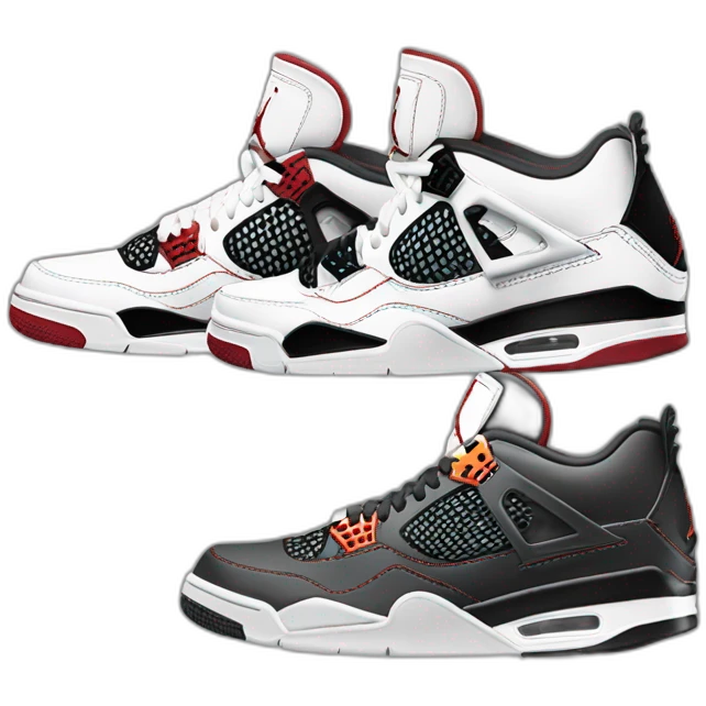 Air jordan retro 4 emoji