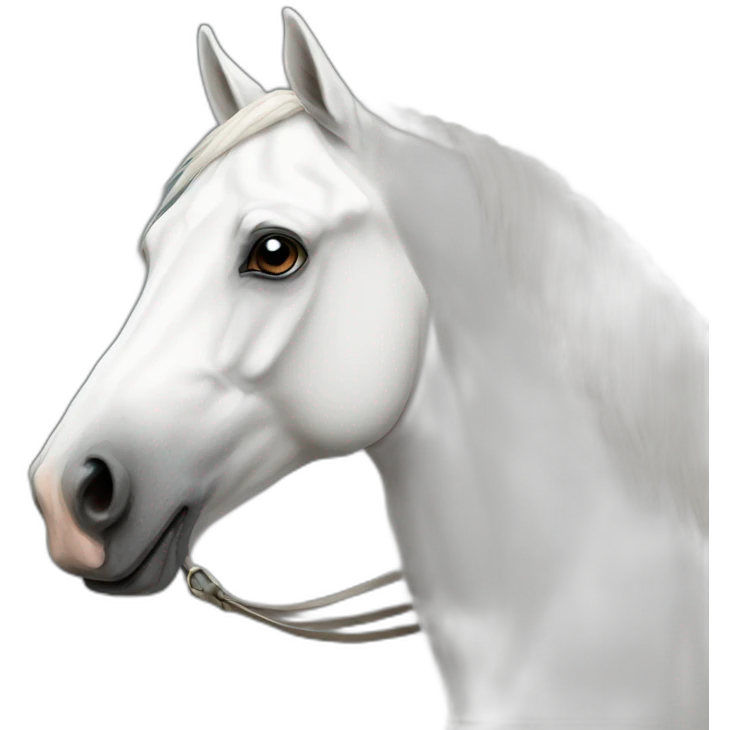 white horse emoji