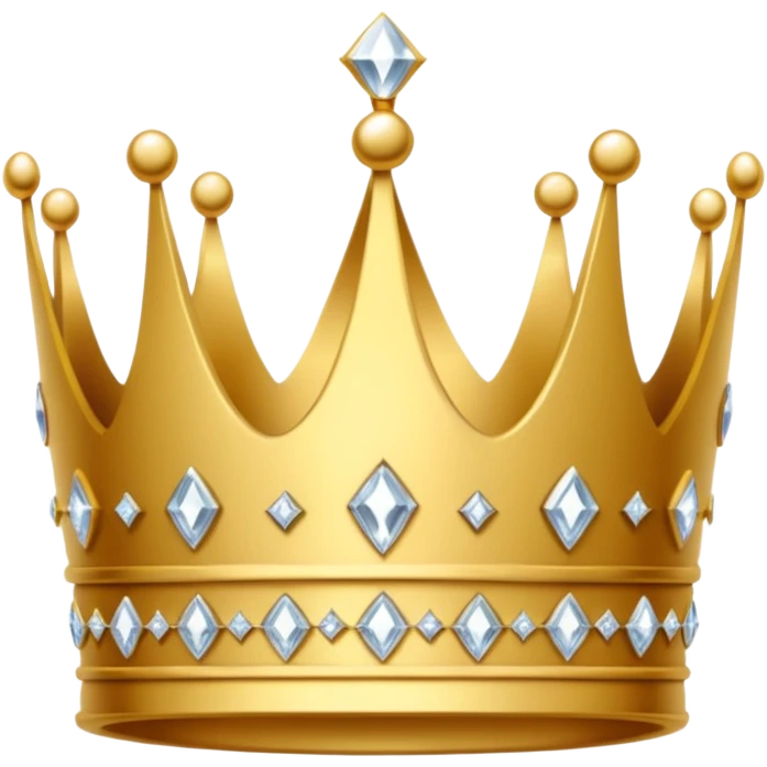 crown with sparkling diamonds emoji