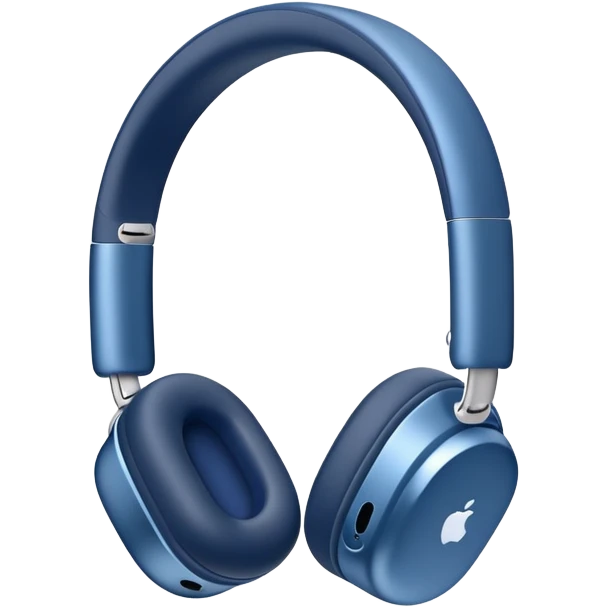 blue airpods max headphones emoji