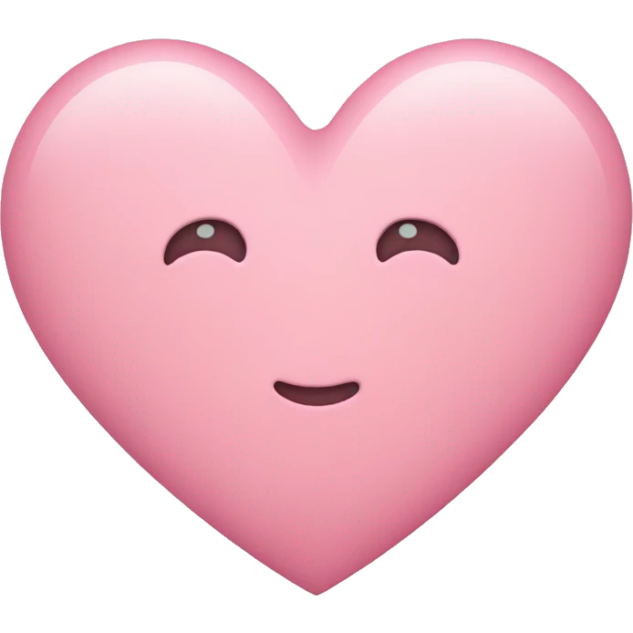Light pink heart emoji