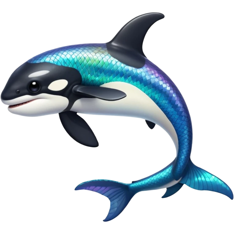 orca mixed with camelion emoji