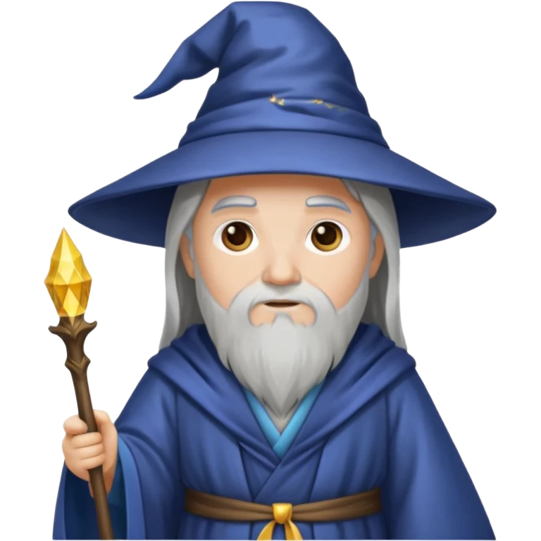 Wizard wearing bow emoji