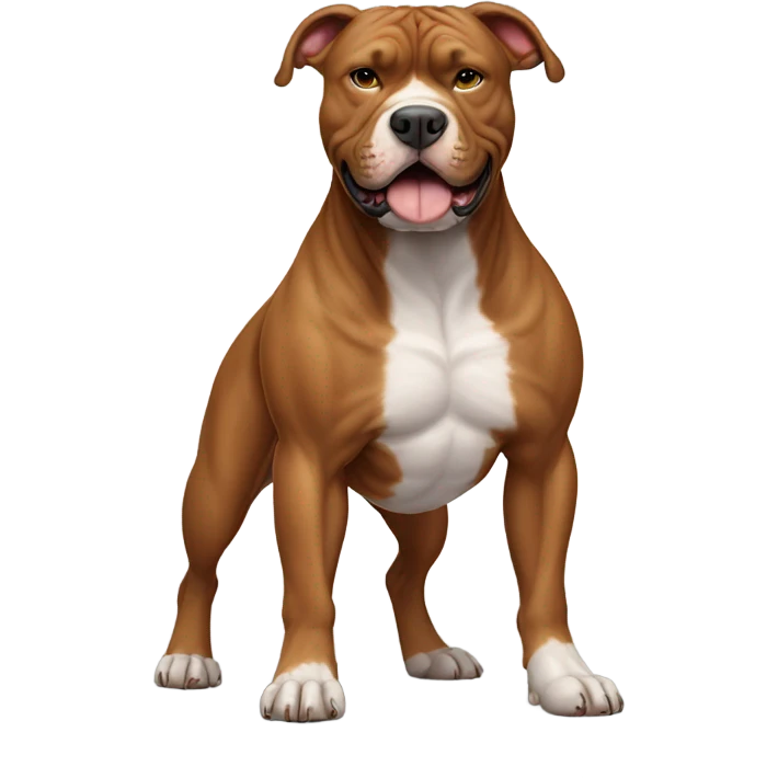 Pitbull flex emoji