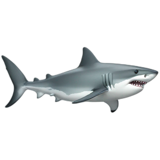 white shark emoji