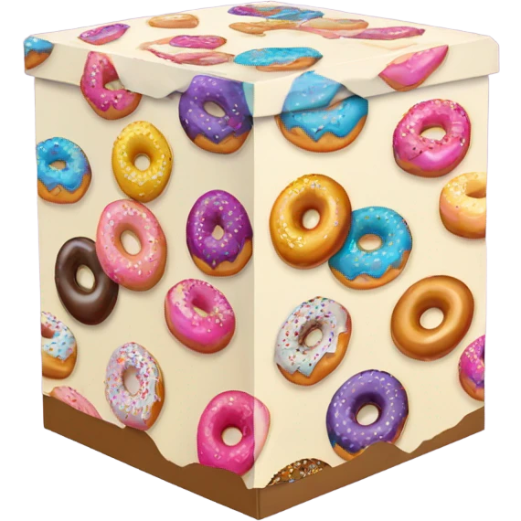 Box of doughnuts emoji