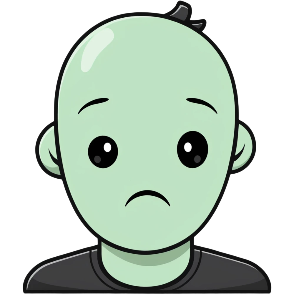 sad face emoji