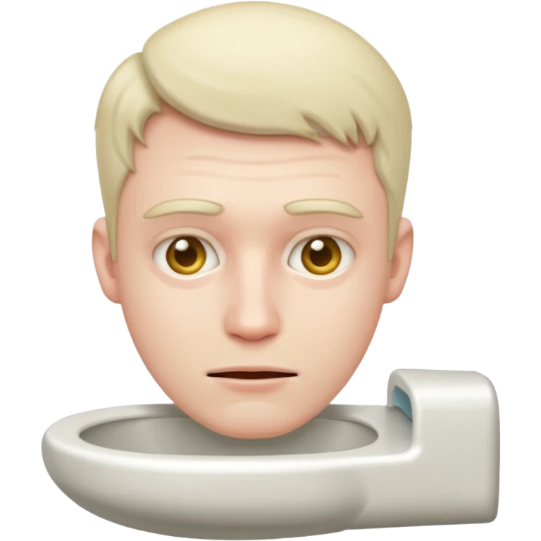 Man in toilet emoji