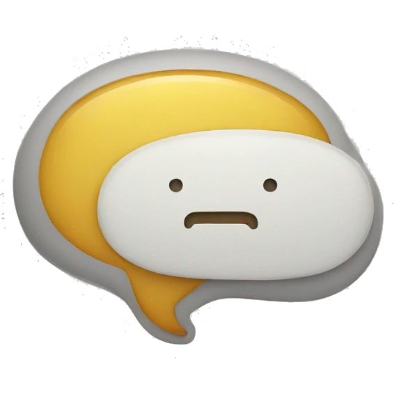 speech bubble emoji