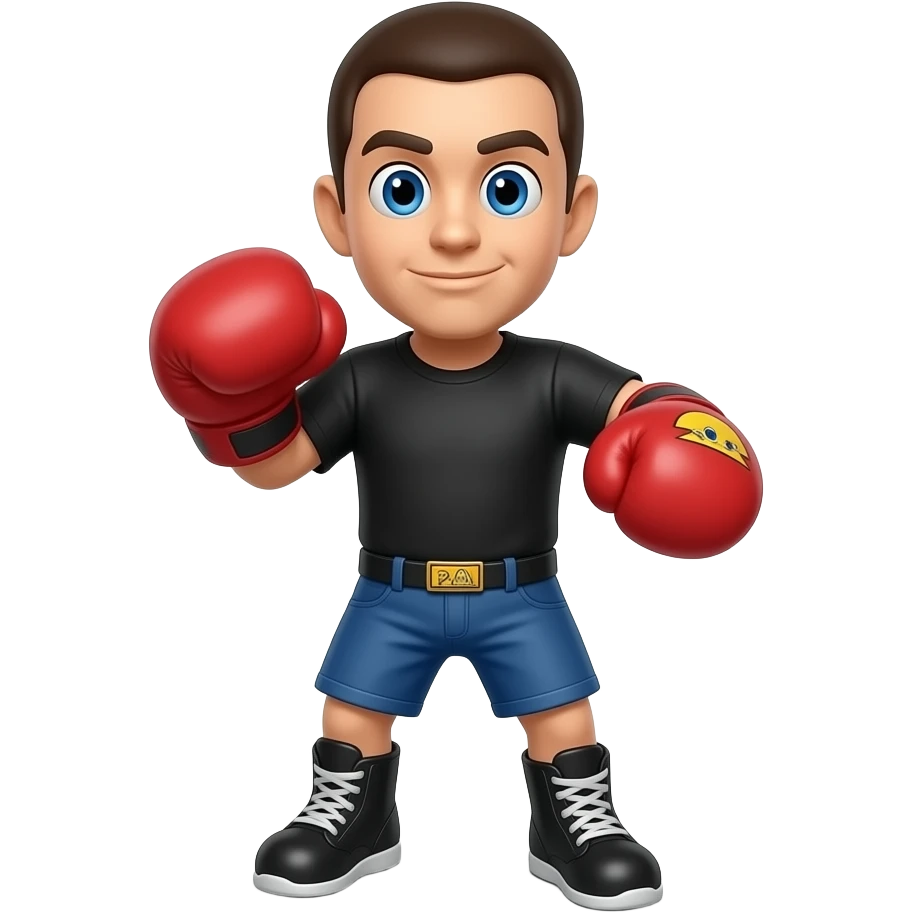 Boxing pac man emoji