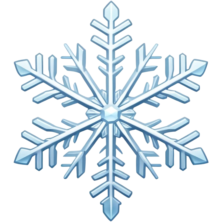 white snowflake emoji