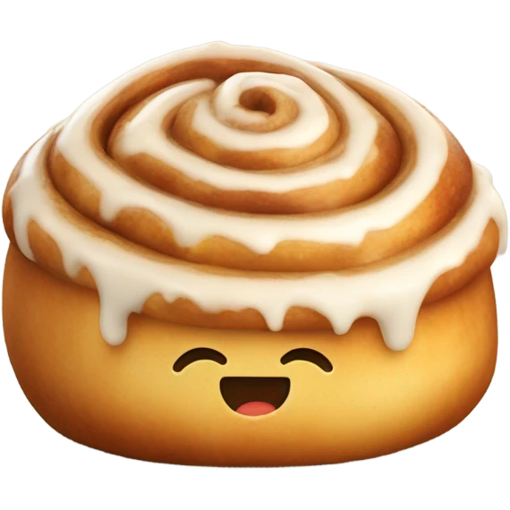 Cute cinnamon roll emoji