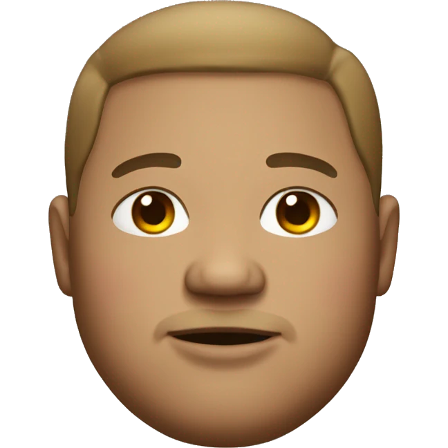 Fat light skin man  emoji