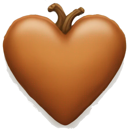 Thanksgiving heart emoji