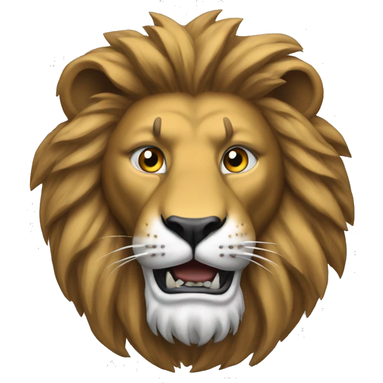 lion heisman emoji