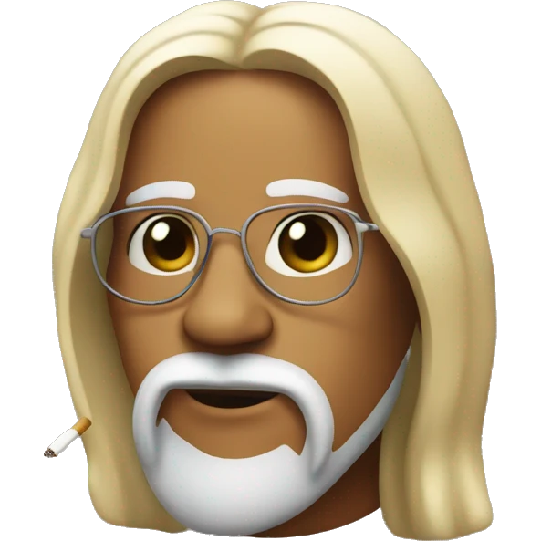 Hippie with cigarette  emoji