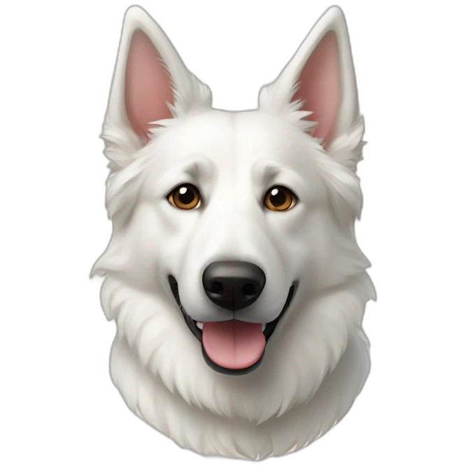 white-swiss-shepherd-dog emoji