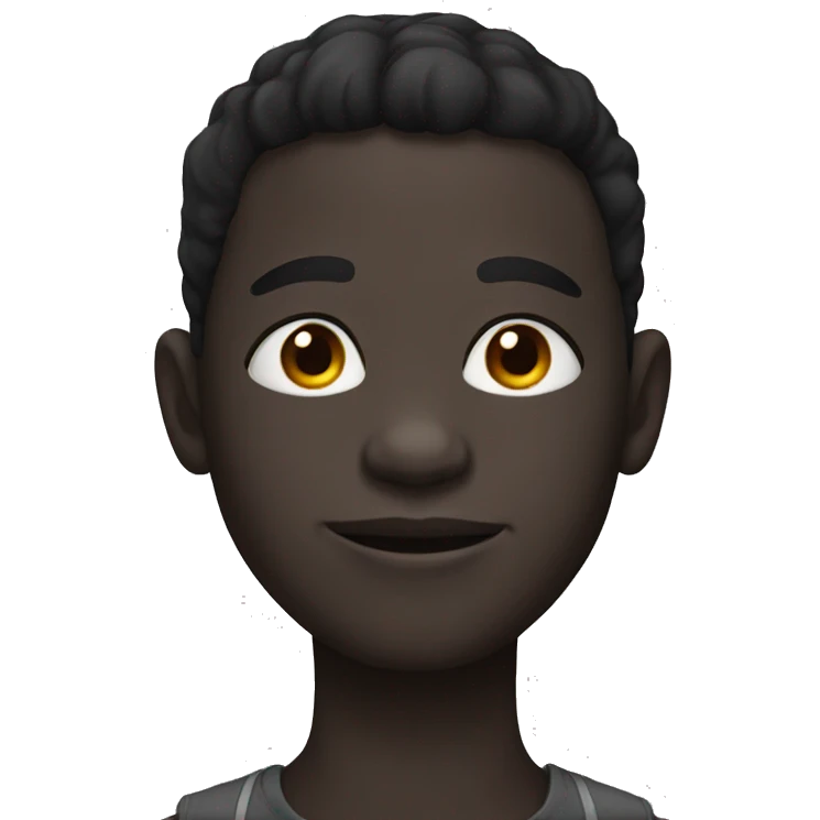 black boy emoji