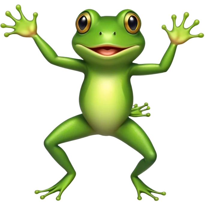 Frog dancing emoji