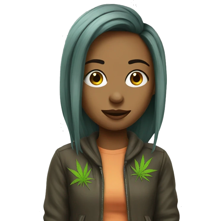 Stoner girl  emoji