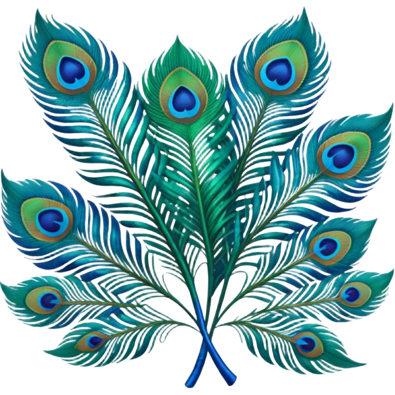 Peakcock feathers emoji