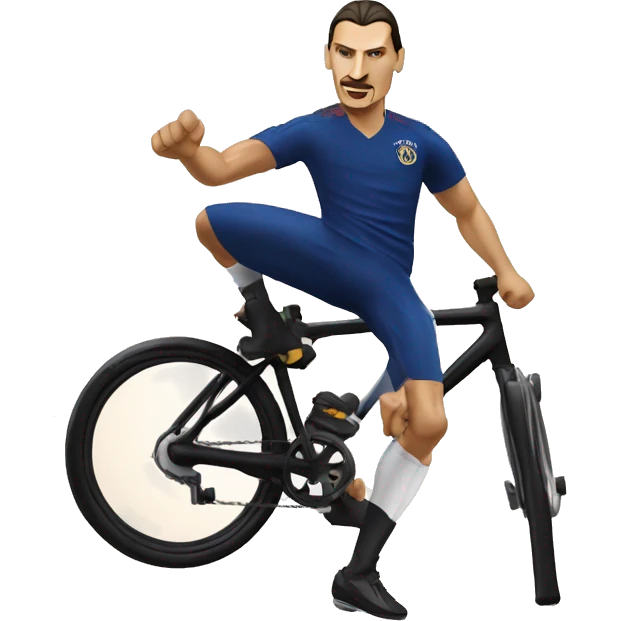 Ibrahimovic making a bycicle kick  emoji