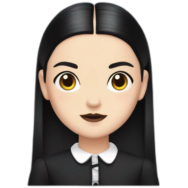 Wednesday Addams emoji