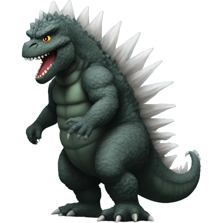 Godzilla with an Afro  emoji