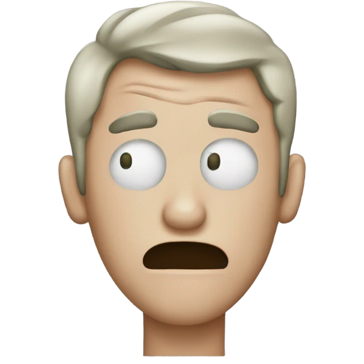 Guy that’s sick with a lot of mucus emoji