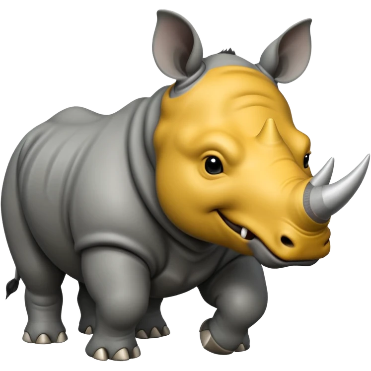 angry rhinoceros emoji