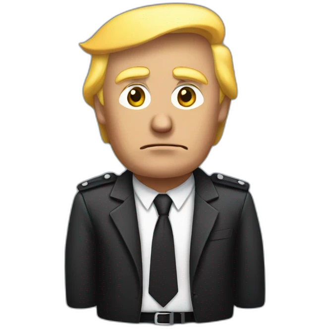 donald-trump-arrested emoji