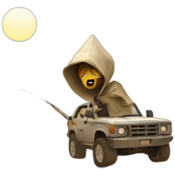 Going phishing in a desert emoji