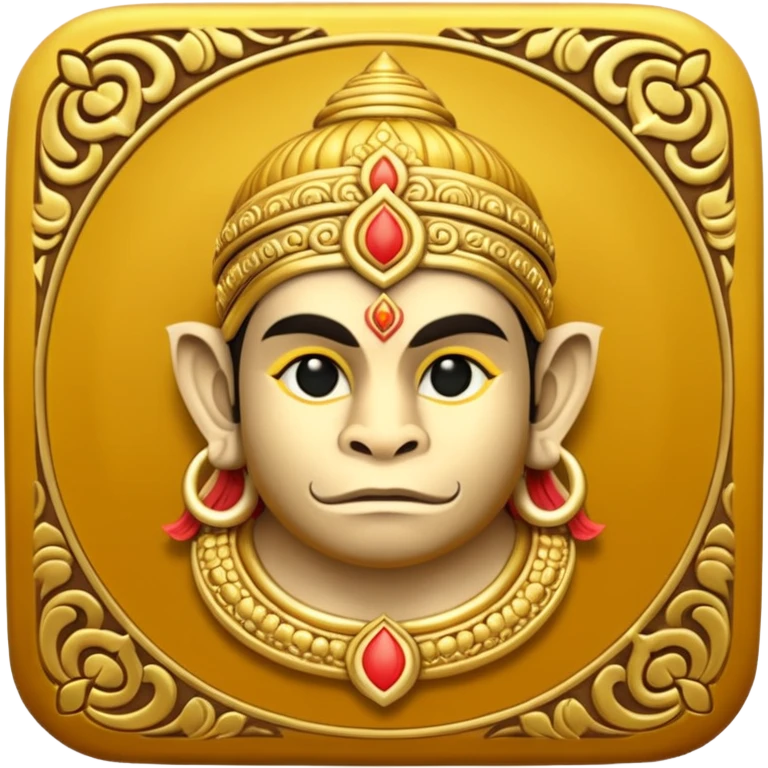 Hanuman gada emoji