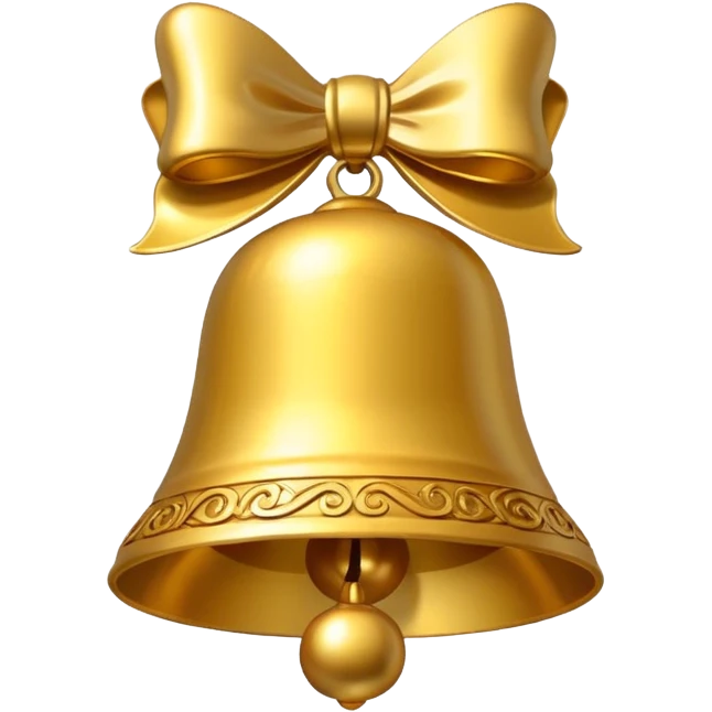 christmas bell emoji