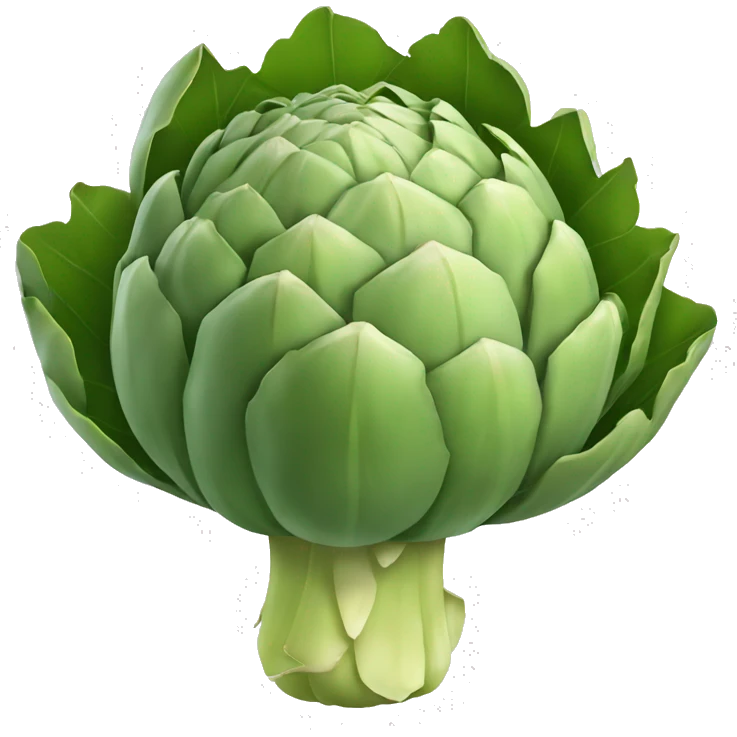 Artichoke vegetable emoji