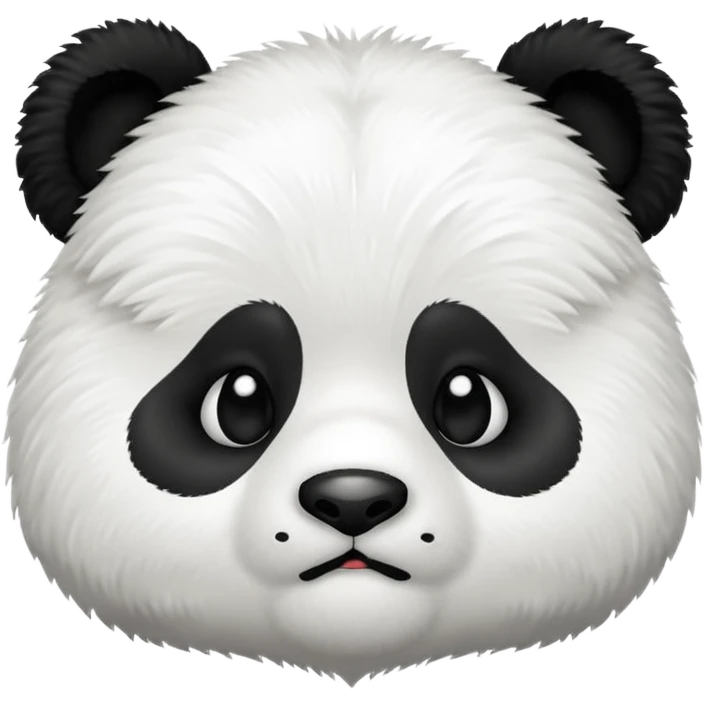 Creating me a emojis of a cartoon panda pouting emoji