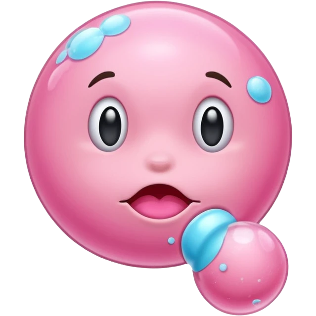 chewed bubble gum emoji