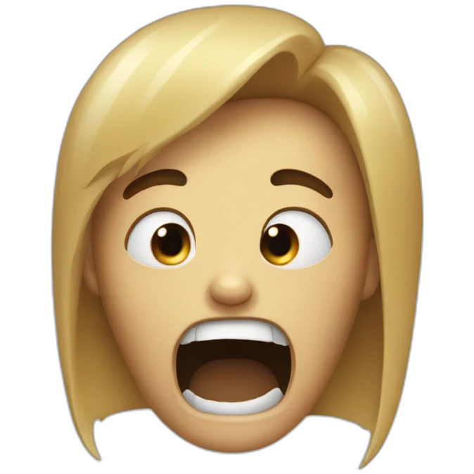 Scream emoji