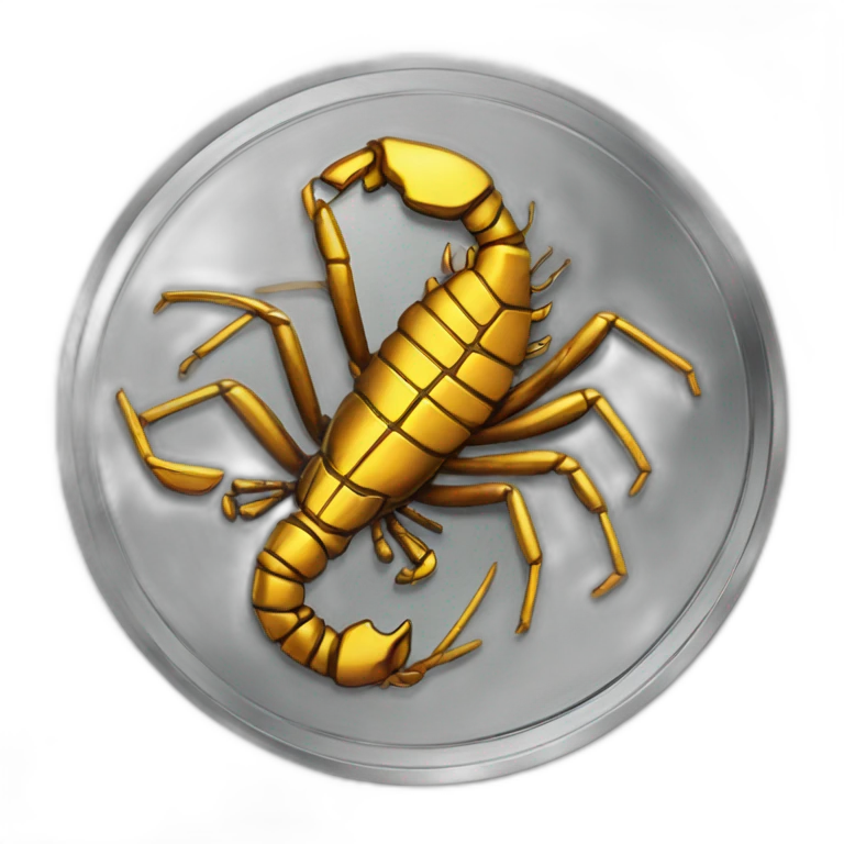 scorpio chrome coin emoji