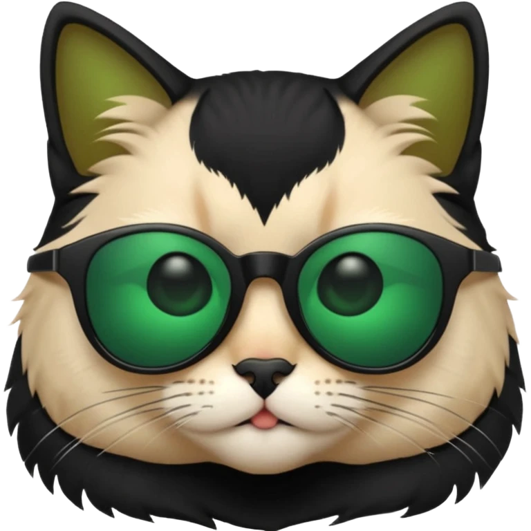 Cat wearing sunglasses emoji