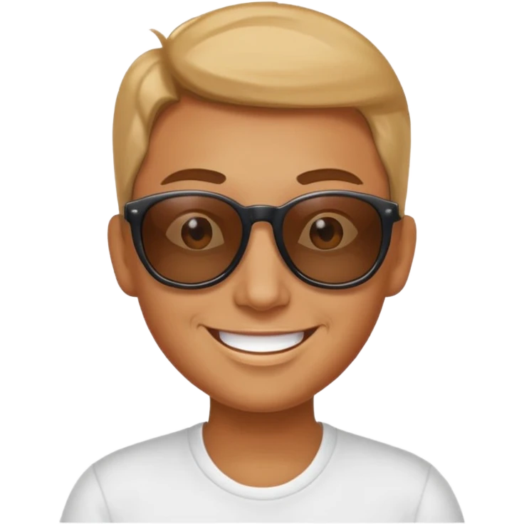 smiling face with sunglasses emoji