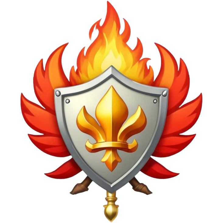 fire royal emblem emoji