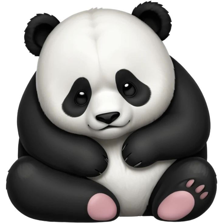 Panda being tired emoji